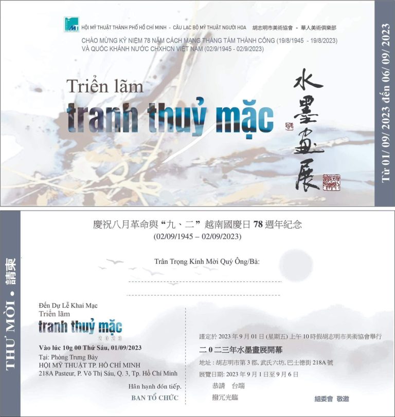 Triển lãm tranh thủy mặc tại Hội Mỹ Thuật TP HCM